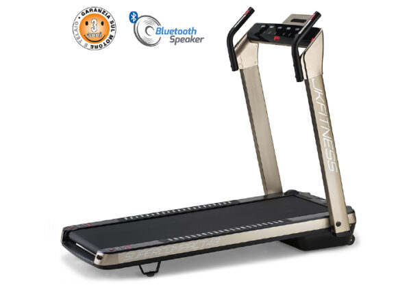 Tapis Roulant Motorizzato Salvaspazio Elettrico SC48 Oro JK Fitness