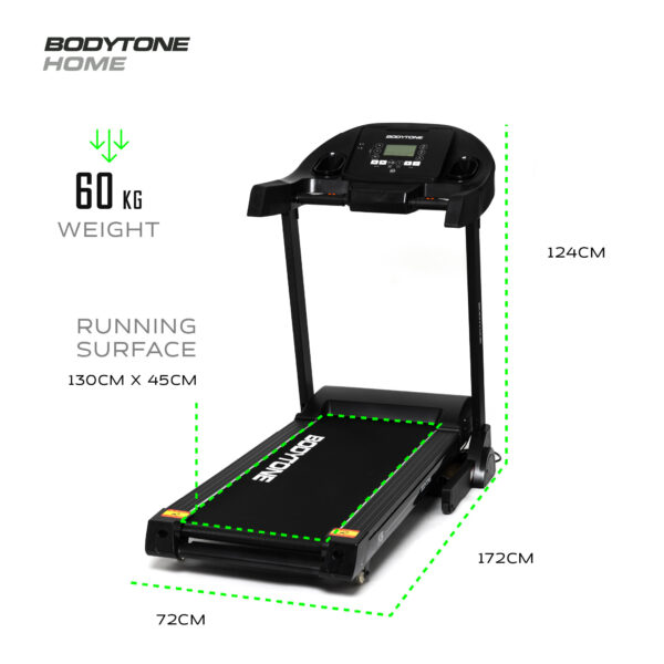 Tapis Roulant Motorizzato Elettrico Bodytone DT16