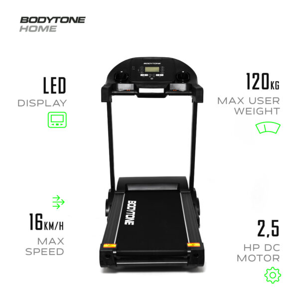Tapis Roulant Motorizzato Elettrico Bodytone DT16
