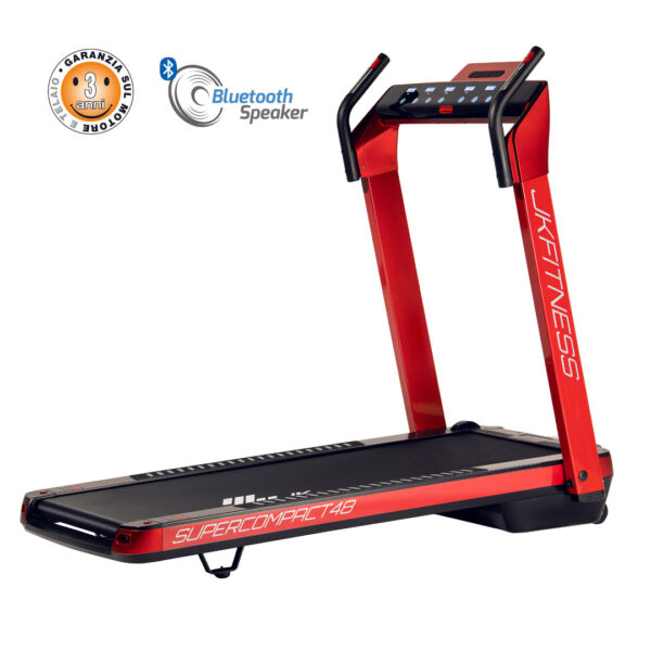 Tapis Roulant Motorizzato Salvaspazio Elettrico SC48 Rosso JK Fitness